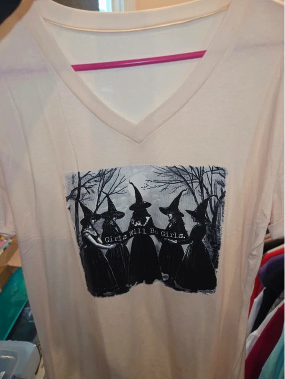 Girls will be girls witch shirt xl